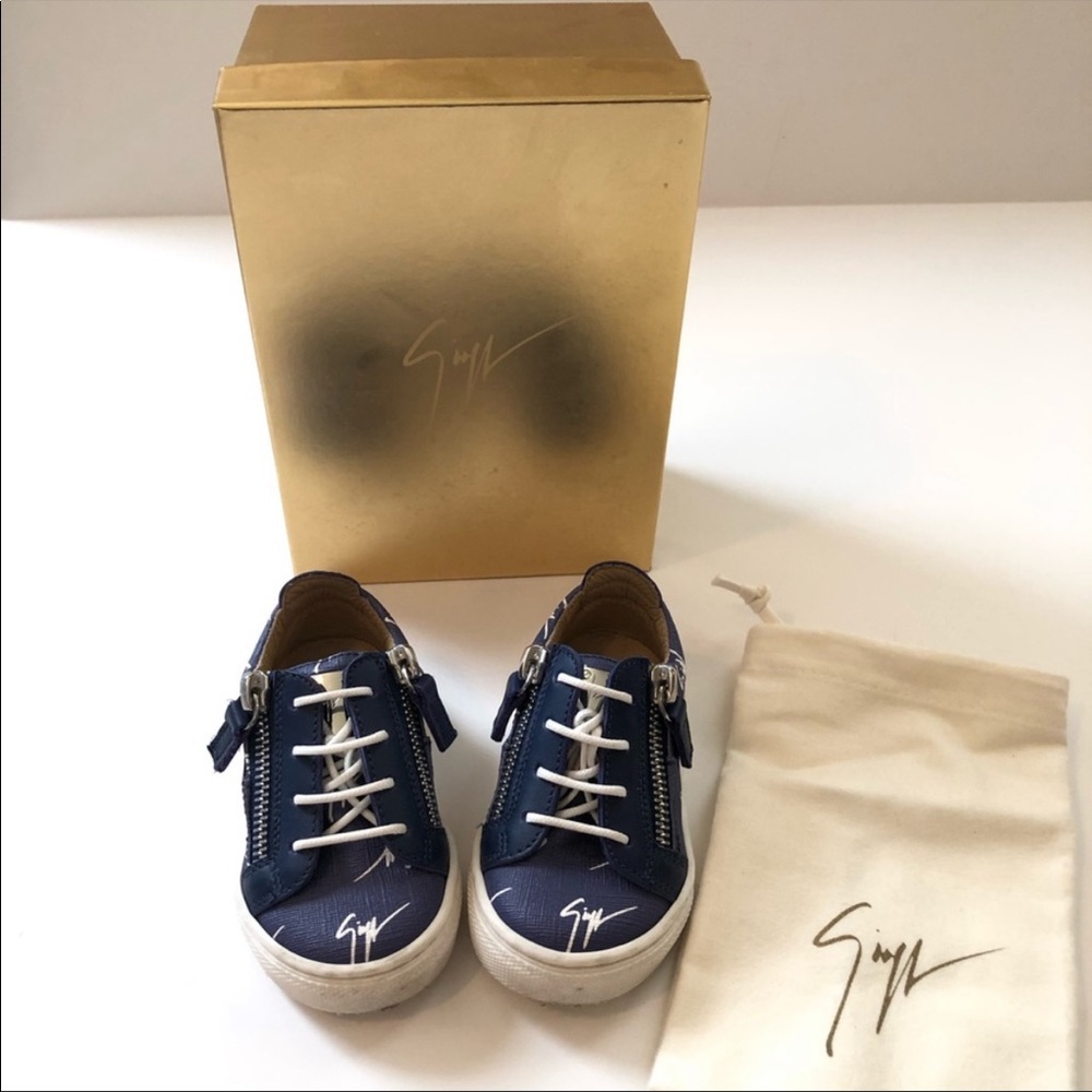 Giuseppe Junior Baby Shoes in Blue